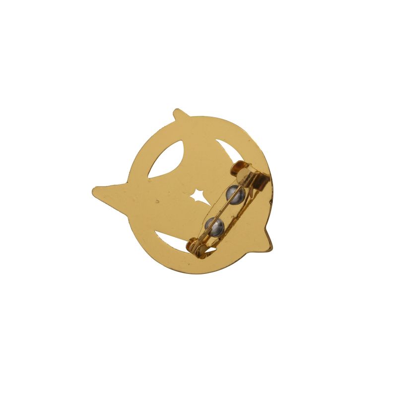 Star Trek Starship Travel Captain Rocket Alloy Brooch Badge_voghion.com