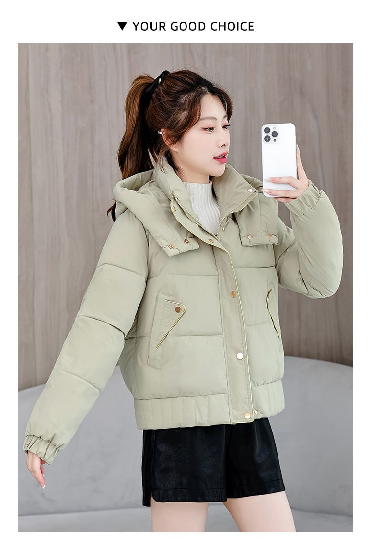 Kurze Pufferjacke für zierliche Figuren – voluminöse Steppjacke mit strukturiertem Reverskragen (5 urbane Neutraltöne, erweiterte Größenauswahl)_voghion.com