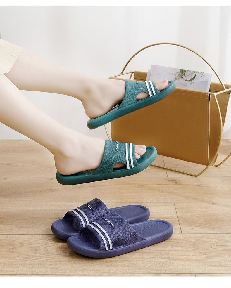 Antislip PVC-teenluspantoffels voor dames en heren - Ademende badslippers met strikontwerp, snel drogende binnen- en buitenhuisschoenen voor koppels_voghion.com