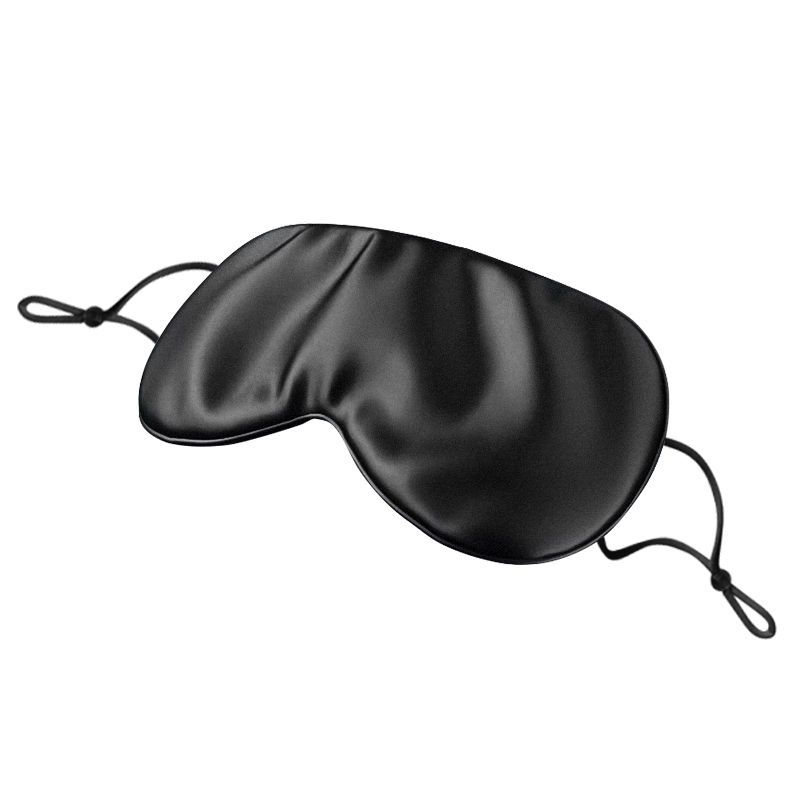 YiGou Hanging Ear Light Blocking Mulberry Silk Soft Breathable Eye Protection Mask For Men And Women Nap Sleep_voghion.com