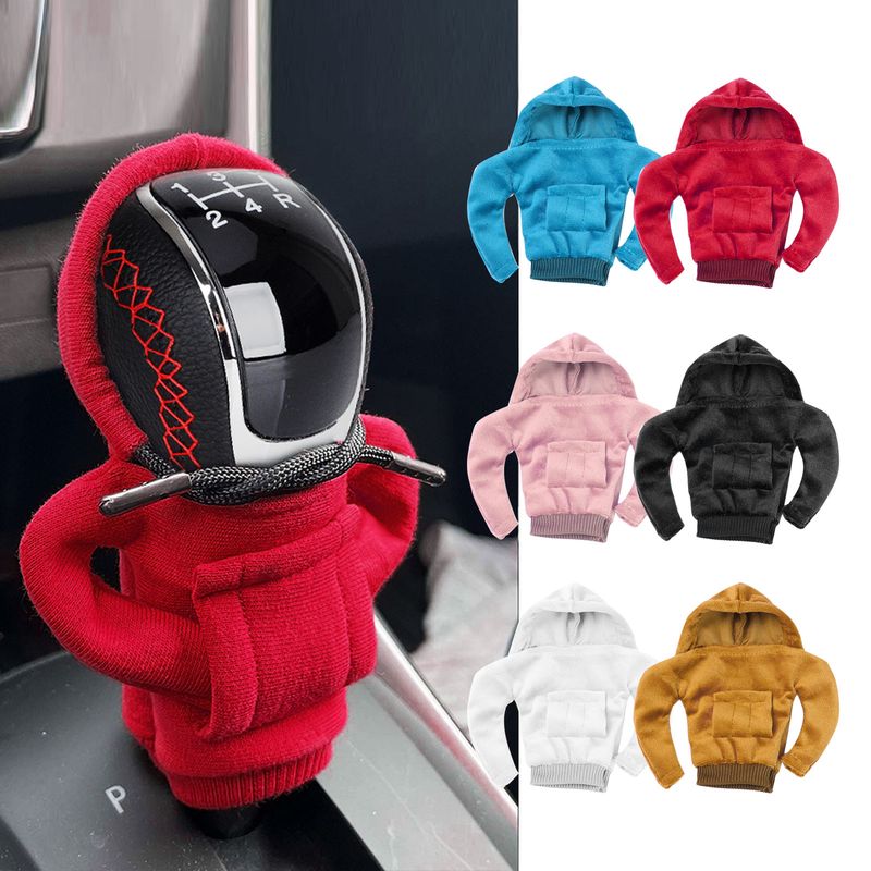 5/6 Geschwindigkeit Universal Ersatz Handbuch Auto Hoodie Shift Modifiziert Stick R PU Leder Schalthebel Kopf Schaltknauf Set_voghion.com