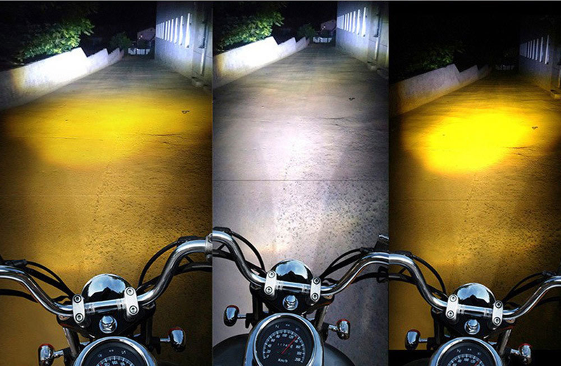 LED-Motorradleuchten für Elektrofahrzeuge, externe Akku-Scheinwerfer, modifizierte Doppellichtleuchten_voghion.com