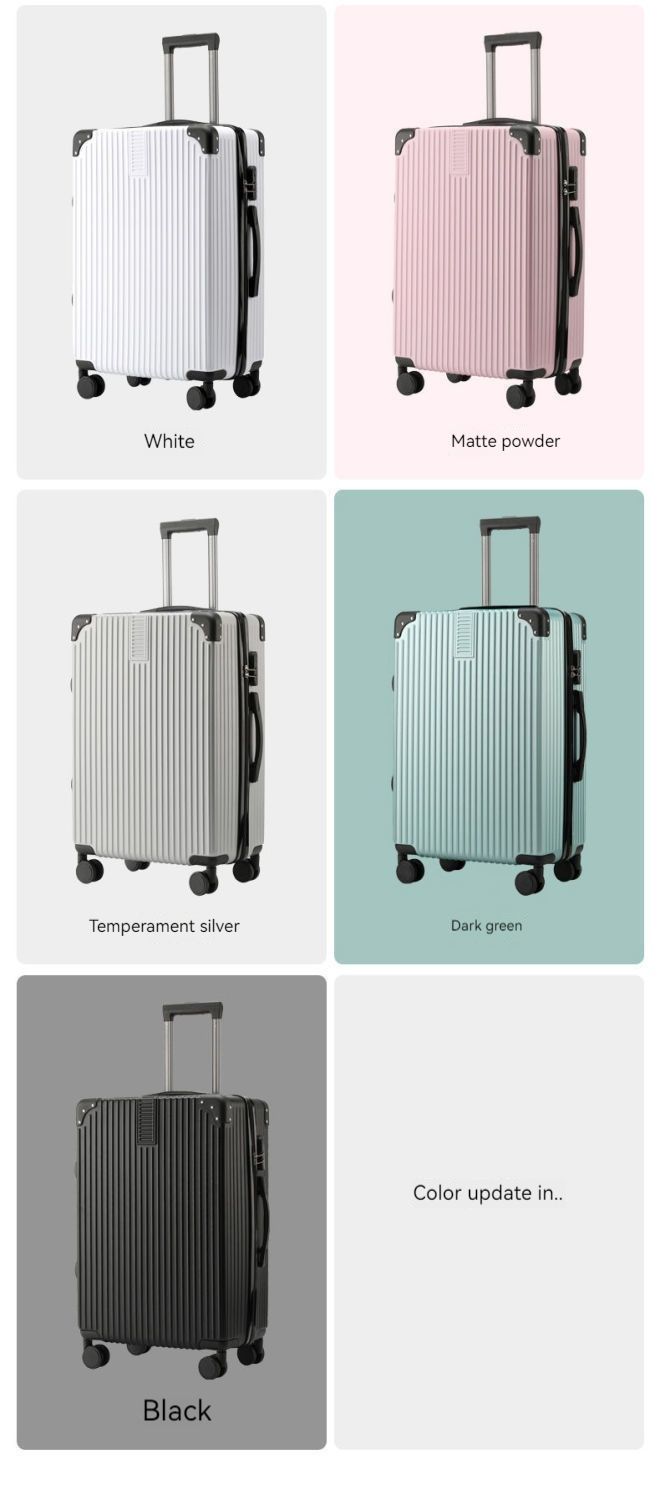Trolley da viaggio con lucchetto a combinazione di grande capacità, con ruote universali per studenti, a prova di esplosione, divisorio per separazione asciutto e bagnato_voghion.com
