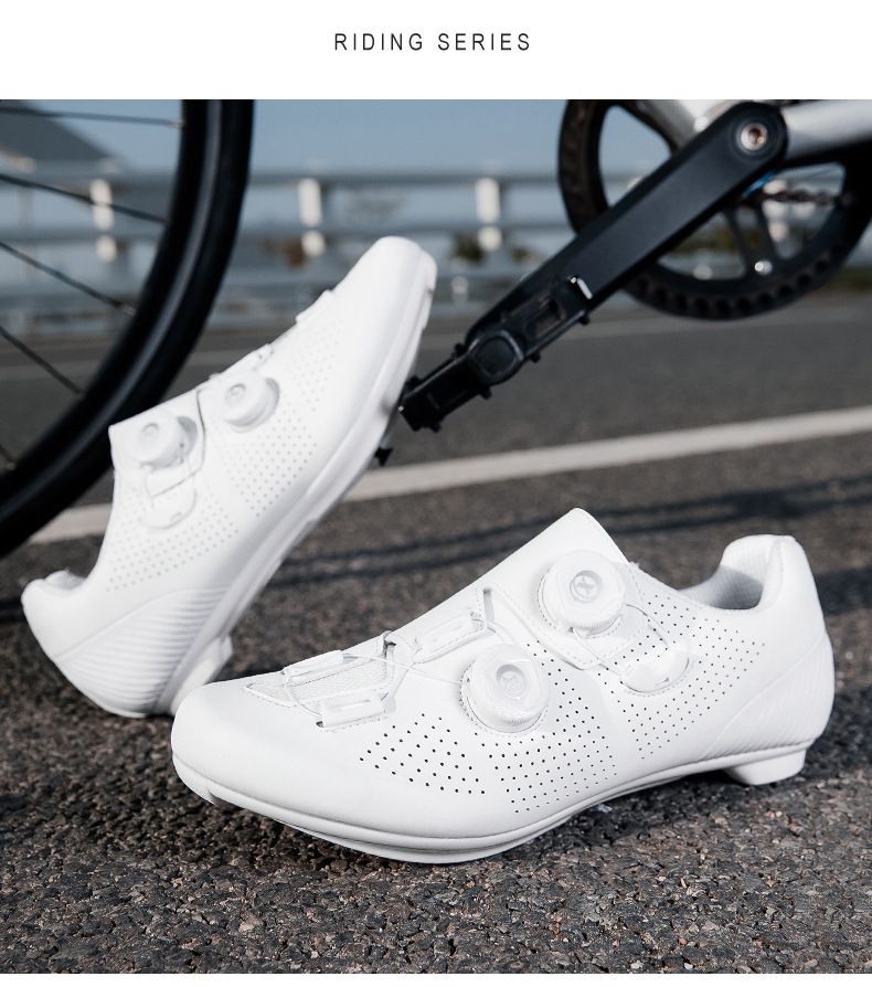 Scarpe da ciclismo Booster da uomo e da donna, con suola rigida, modello Road Lock, 2024_voghion.com