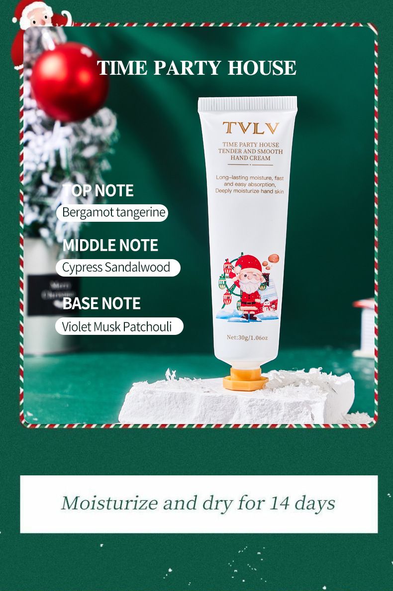Handcreme Weihnachten Neujahr Feuchtigkeitsspendendes Handcreme-Set Handpflege_voghion.com