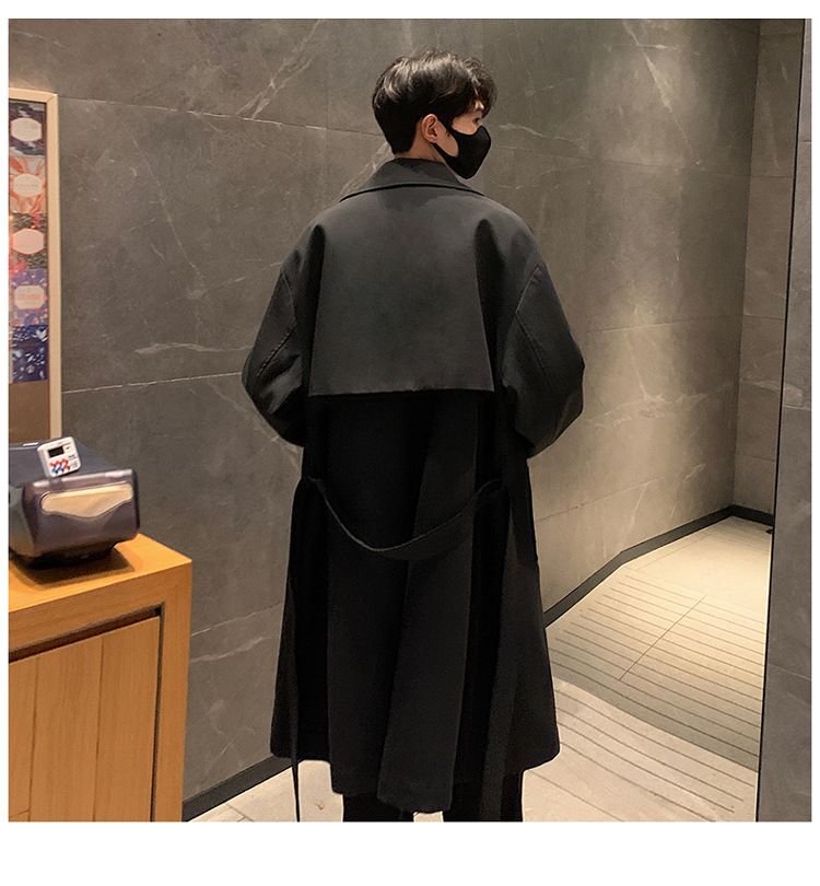 2025 Neue Windjacke für Herren im mittleren bis langen Stil, Frühling und Herbst, koreanische Trendmarke, lässiger High-End-Mantel_voghion.com
