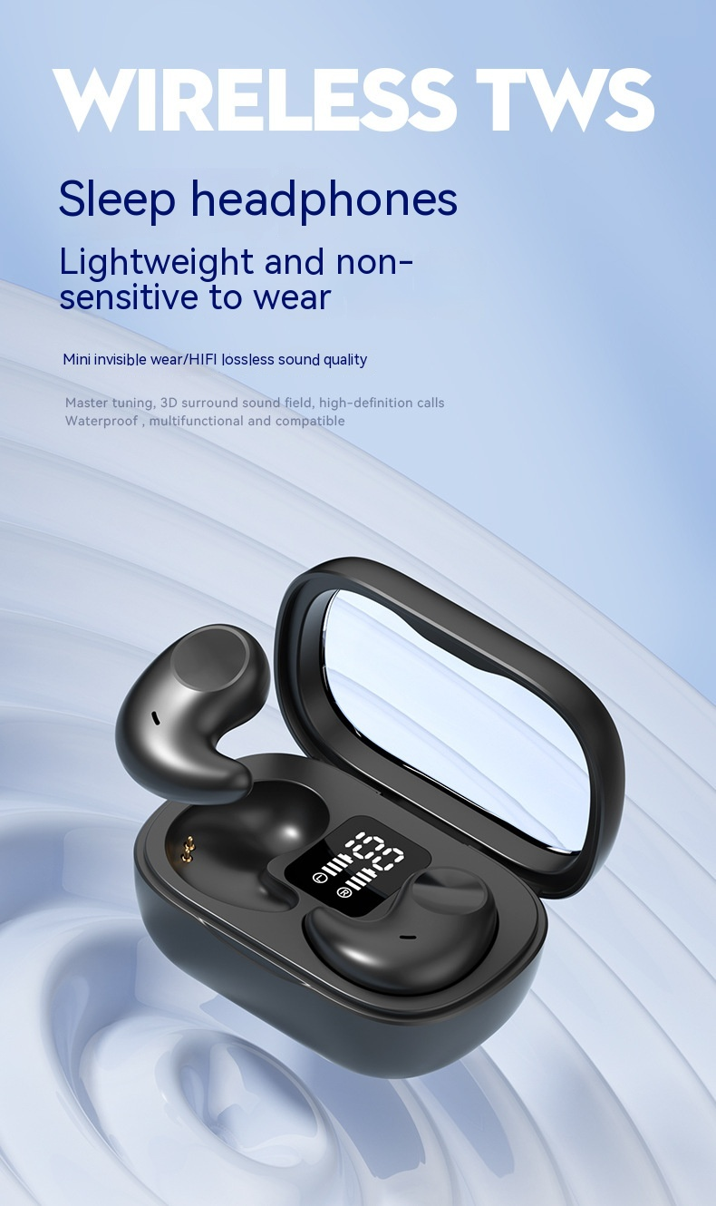 2023 Neue M51 Bluetooth mit hoher Klangqualität TWS In-Ear-Mini-Ohrhörer für Seitenschlaf_voghion.com