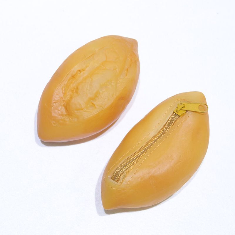 Monedero de simulación de aguacate, bolsa de almacenamiento de llaves, divertido regalo de mano, mini pan para niños, transfronterizo_voghion.com