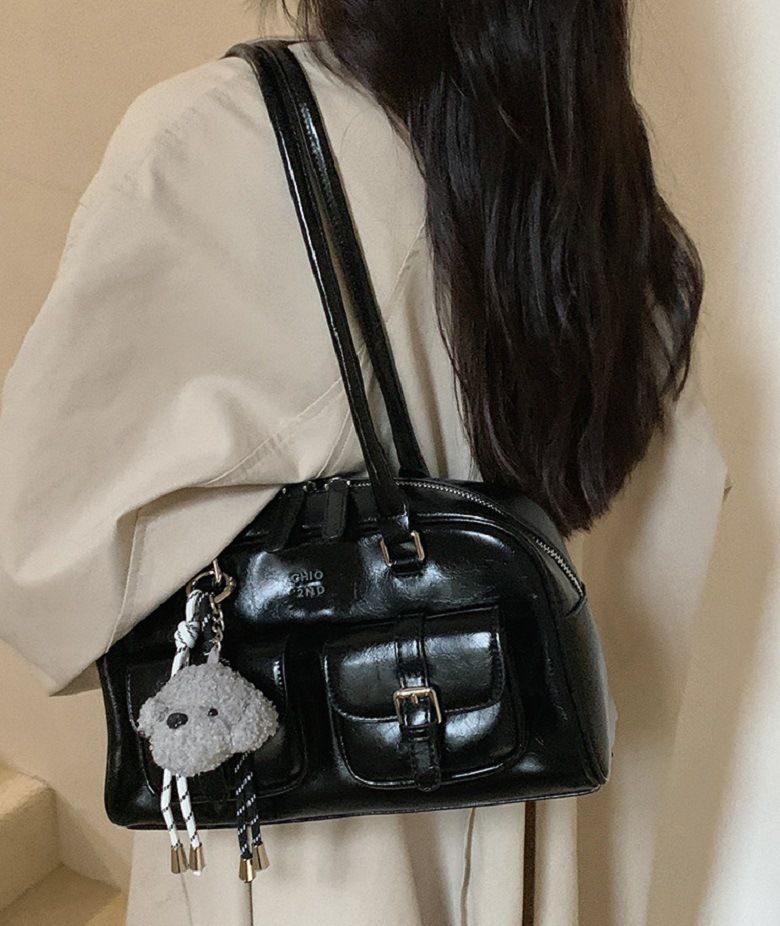 Nanfeng Chio2nd Samba Lounge Pillow Borsa a tracolla a mano Boston Commuter autunnale da donna_voghion.com