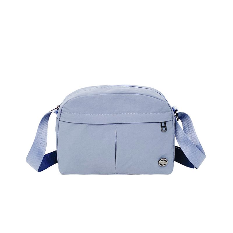 Leichte Damentasche, neu, modisch, exquisit, vielseitig, horizontal, einzelne Schulter, klein, für Reisen und Pendeln, einfarbig_voghion.com