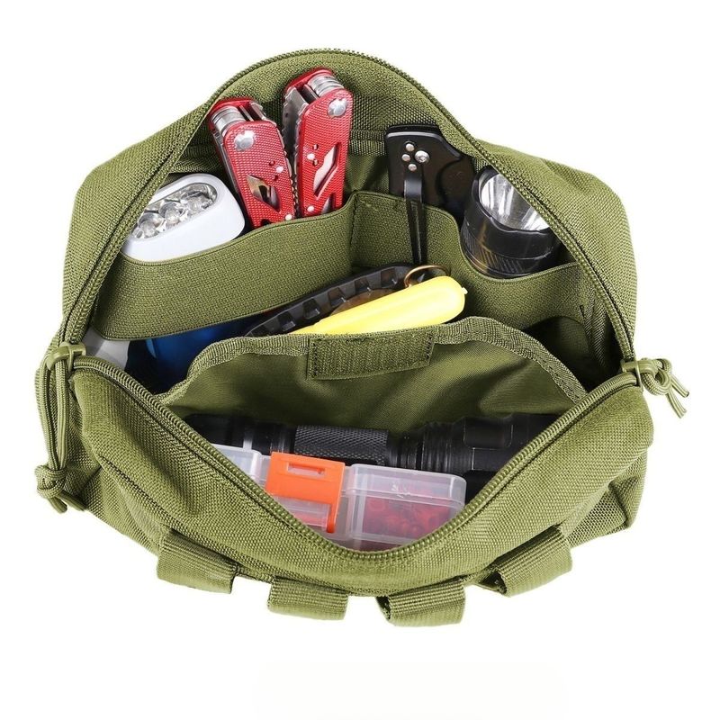 Outdoor Commuting Multi-Functional Tactical Rectangular Utility Waist MOLLE System Accessory Bag_voghion.com