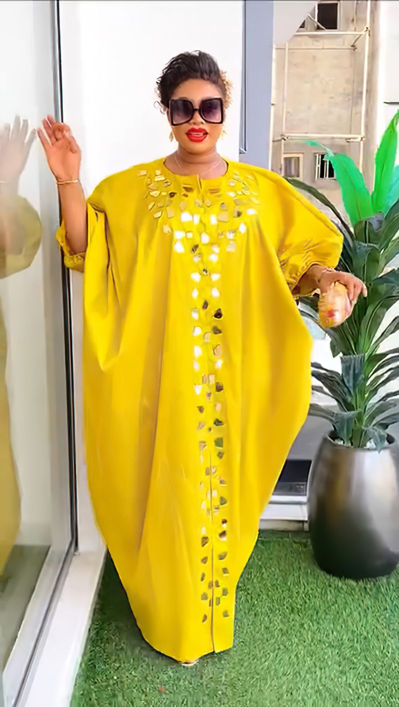 Vestido con parche irregular de diamantes de imitación para mujer_voghion.com