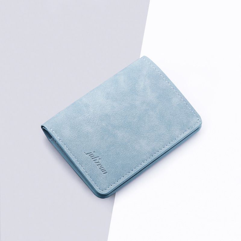 2024Mini wallet bag men, ultra-thin and multifunctional driver's license leather multiple slots, ID case, vertical card clip_voghion.com