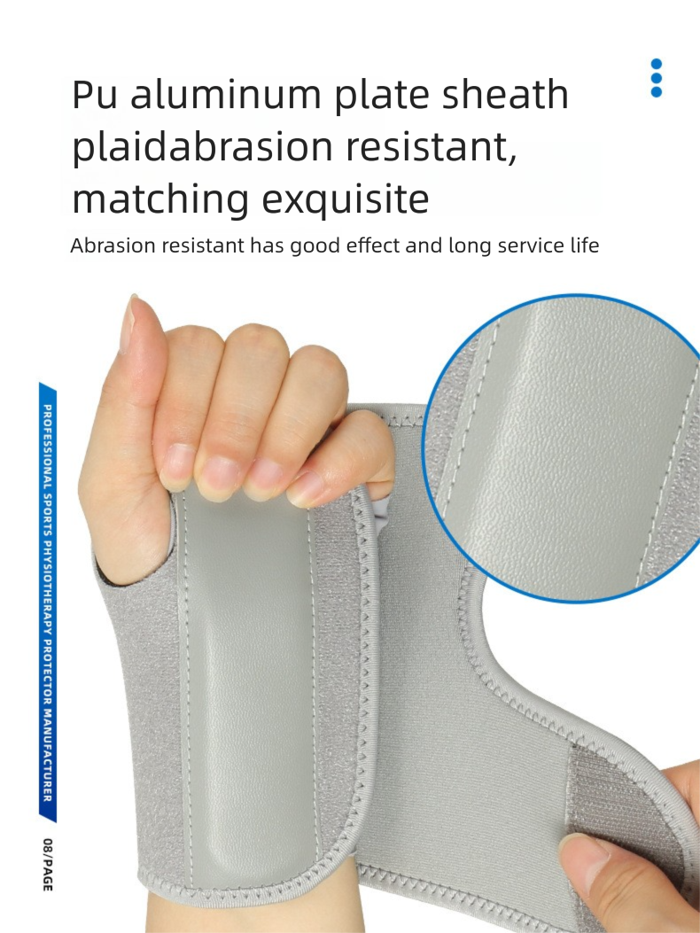 Neue atmungsaktive, verstellbare Handgelenkbandage mit Anti-Verstauchungs-Schutzplatte_voghion.com