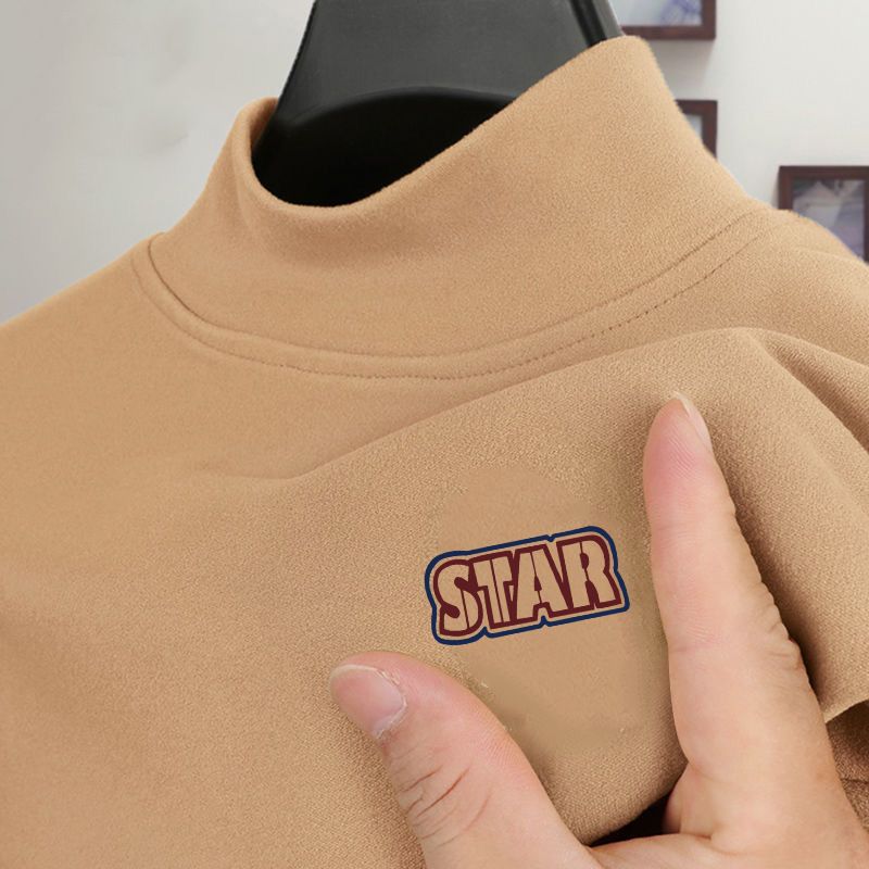 Abbigliamento da uomo, invernale, in pile bifacciale, con accumulo di calore, caldo, versatile, per adolescenti, mezza dolcevita, a maniche lunghe_voghion.com