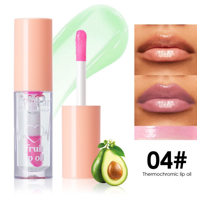 Julystar Makeup Fruit Flavor Mirror Lip Glaze Moisturizing Ten Color Set Water Gloss Lip Gloss Lipstick_voghion.com