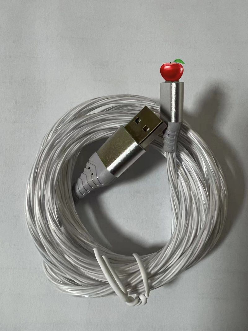 40W Luminous Model Suitable For Iphone Android TypeC Mobile Phone Fast Charging Three In One Streaming Data Cable_voghion.com