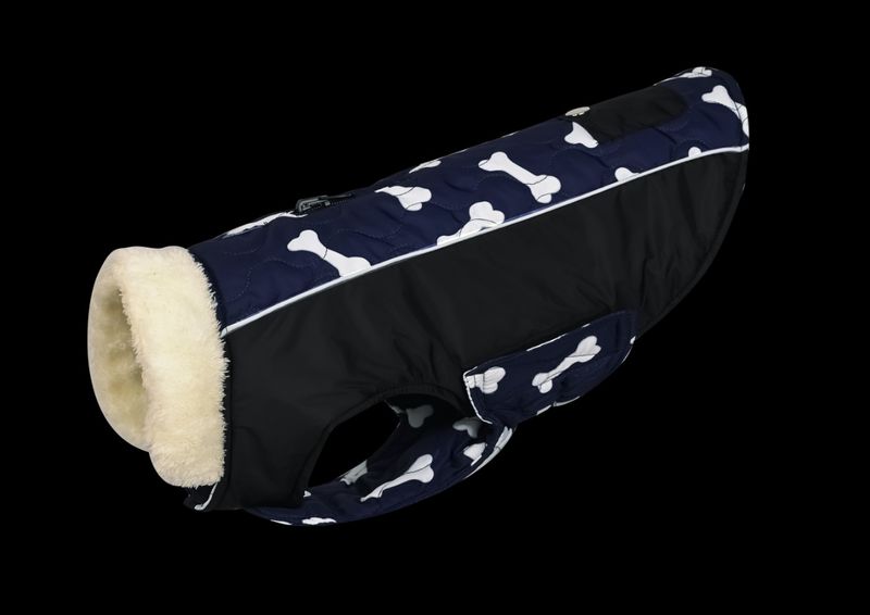 Pocket new pet clothes autumn and winter dog clothes vest cotton coat double sided wearable dog clothes coat clothing_voghion.com
