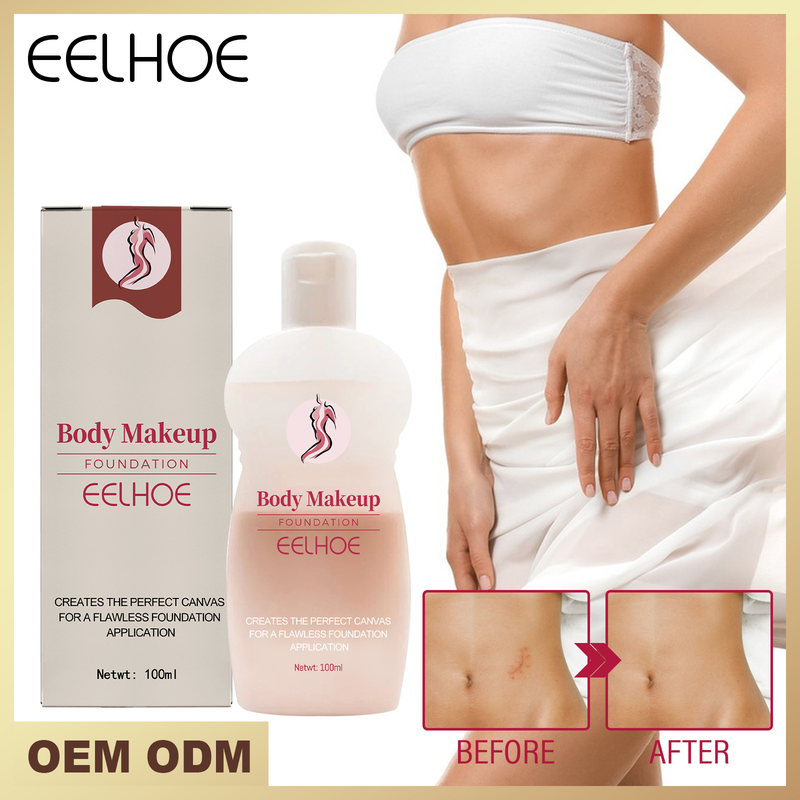 EELHOE Fondotinta liquido corpo Copre macchie cutanee, difetti del tatuaggio, idratazione naturale, trucco duraturo_voghion.com