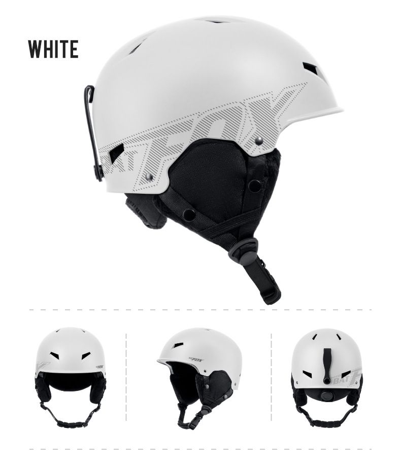 BATFOX Unisex Ski Helmet For Adults - Lightweight ABS Shell With EPS Foam Liner, Warm & Comfortable Snowboarding Helmet For Men & Women_voghion.com