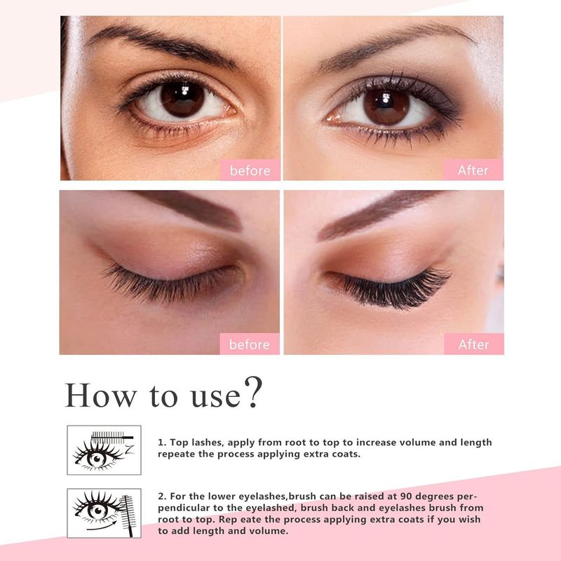 Mascara Make-up QICIY Curling Wasserdichte Mascara Dickes formendes Make-up Mascara_voghion.com