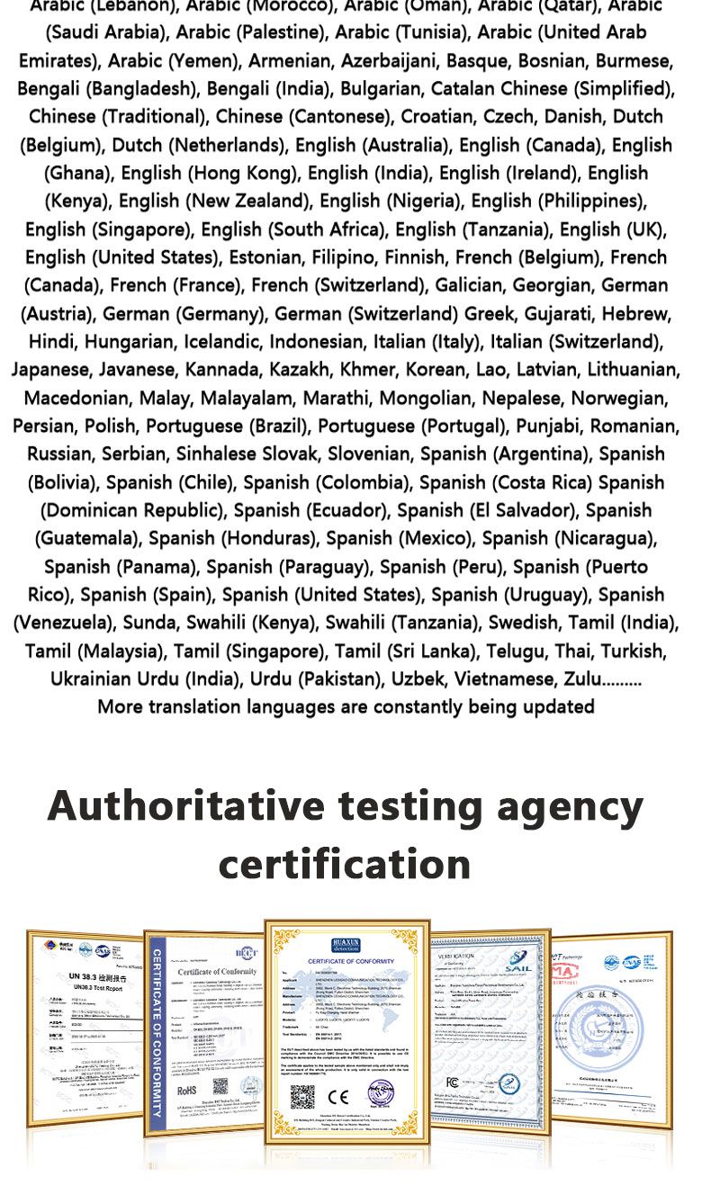 Kopfhörer Übersetzen Sprachübersetzer Bluetooth-Kopfhörer_voghion.com