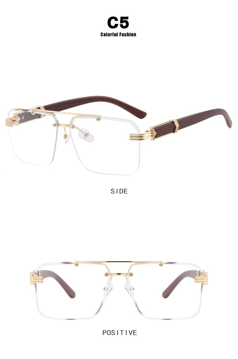 Polygonal Duebelstrahl-Rahmenlos 2025 Nei Moudeg Fir Männer Fuerbrëller_voghion.com