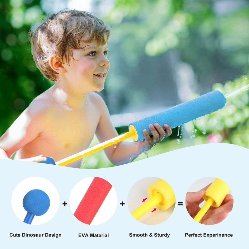 Foam Soakers Blaster Squirt Guns, Pool Nudlar Leksak Med Plasthandtag Sommar Simning Strand Trädgård Fighting Game, Utomhusleksaker_voghion.com
