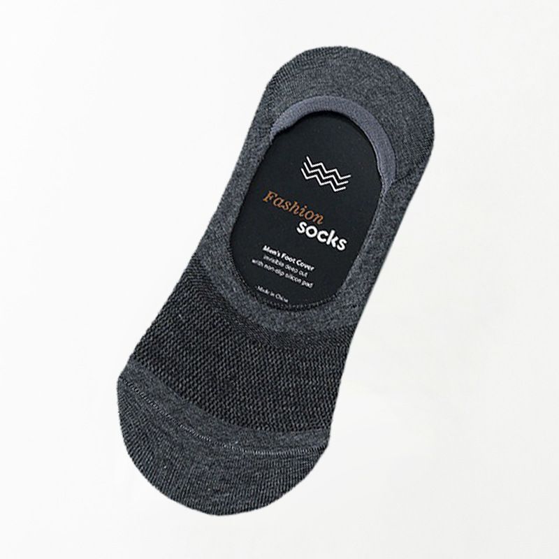 Calzini corti da uomo 2025e Boat Invisible, primavera ed estate, sottili, antiscivolo, a taglio basso, anti-sudore, anti-odore, antiscivolo_voghion.com