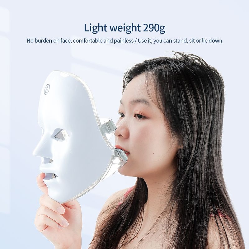 Massaggiatore LED per la cura della pelle di viso e collo_voghion.com