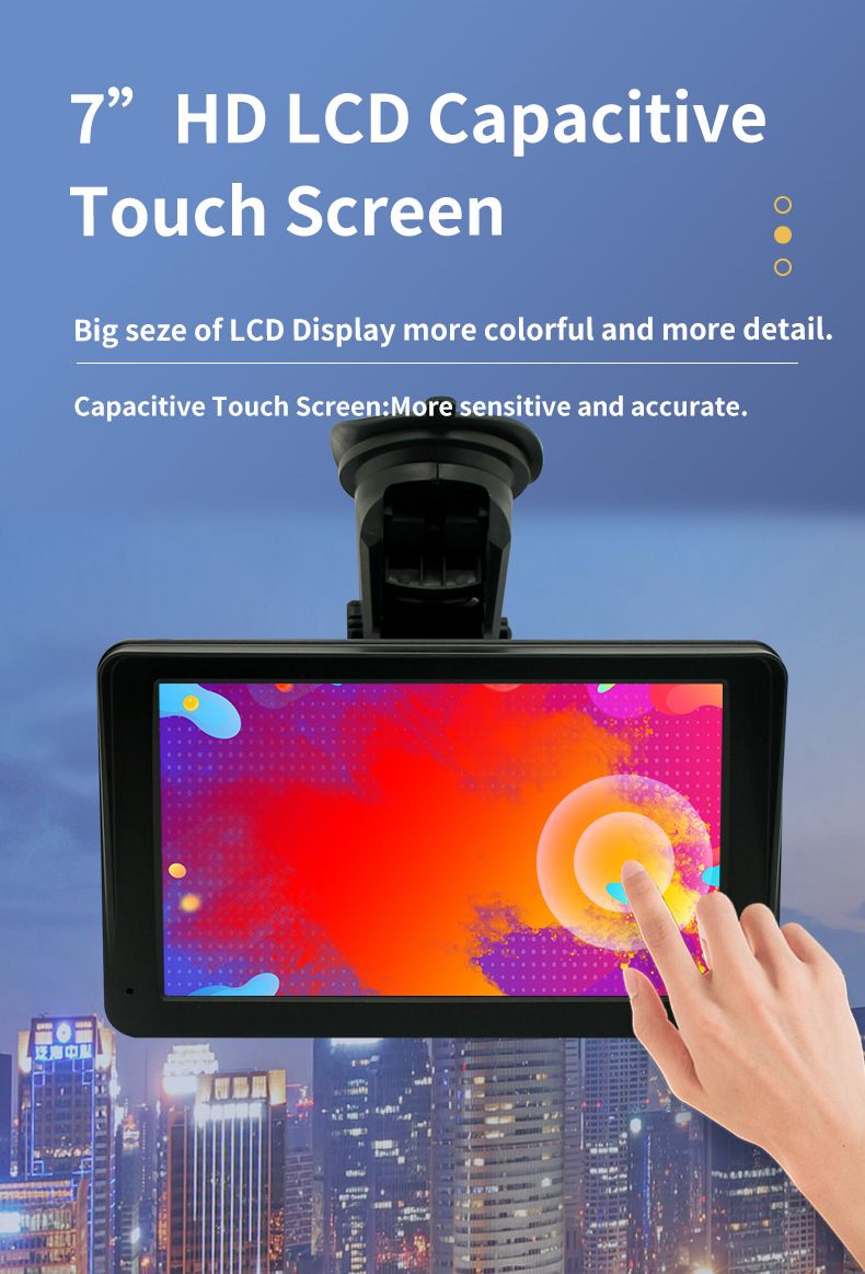 7" auto navigacija Prijenosni bežični Carplay Android AutoMP5 player PND auto navigacija_voghion.com