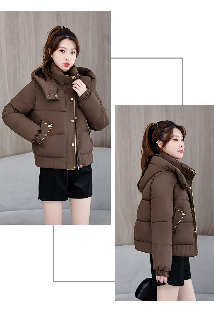 Kurze Pufferjacke für zierliche Figuren – voluminöse Steppjacke mit strukturiertem Reverskragen (5 urbane Neutraltöne, erweiterte Größenauswahl)_voghion.com