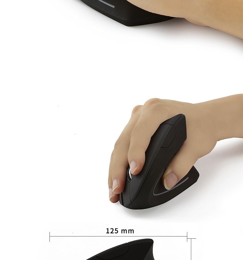 Vertikale Ergonomische Tragbare Kabelgebundene USB-Funkmaus Wiederaufladbare Bluetooth-Gaming-PC-Gamer Für Computer Laptop Mause-Zubehör_voghion.com