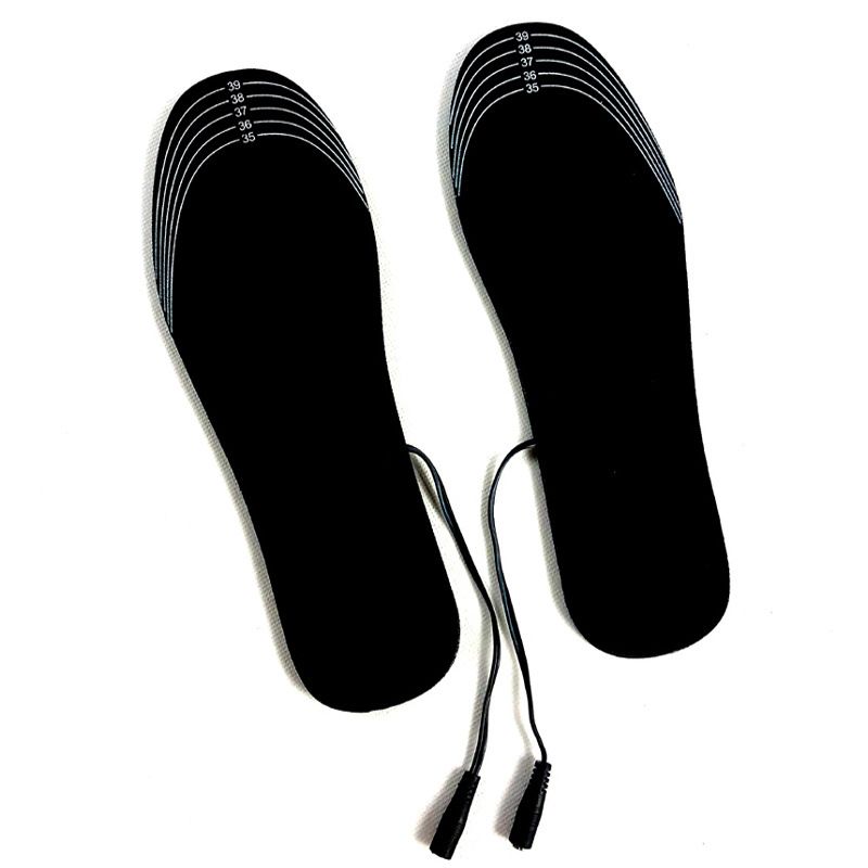 USB heating insole electric heating foot warmer rechargeable heating washable size cutting factory direct sales_voghion.com