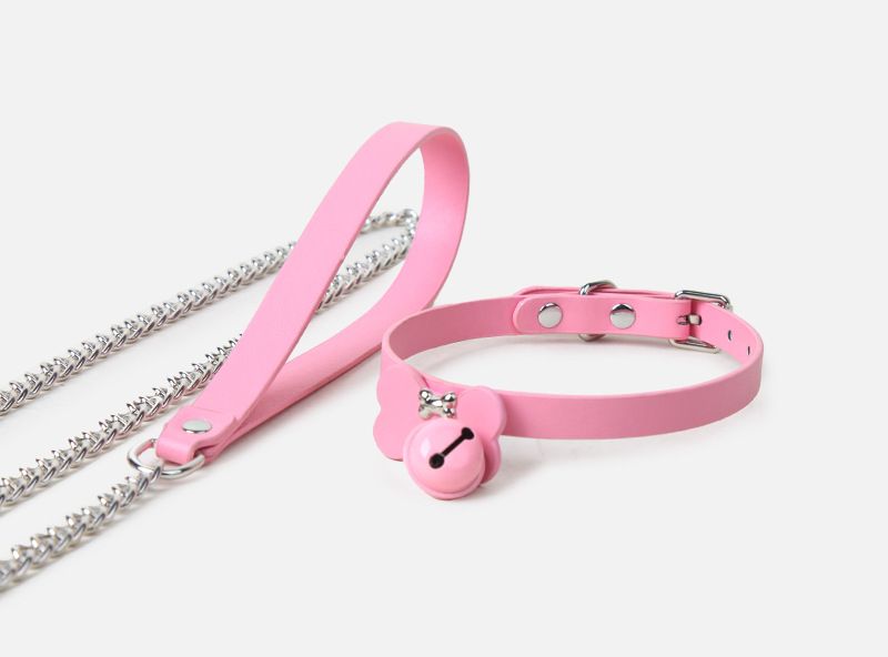 LuvBox Prodotti erotici Collare per addestramento cuccioli in pelle Collana M per donna Catena per cani da flirt Trazione alternativa SM Giocattoli sessuali_voghion.com