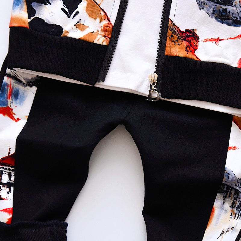 Vêtements pour enfants 0-3 ans garçon beau costume trois pièces automne et hiver vêtements pour enfants costume d'automne bébé tendance_voghion.com