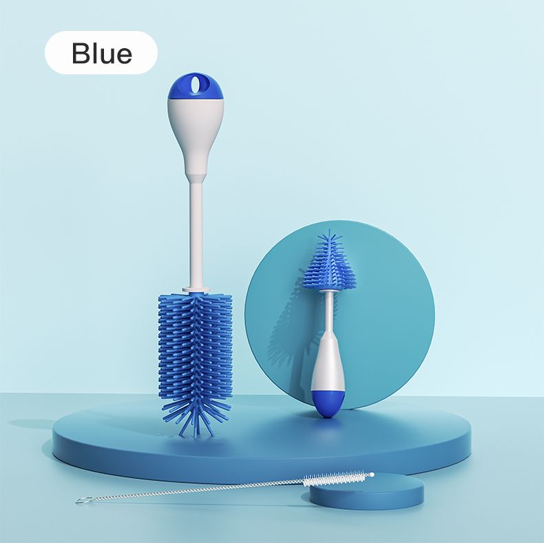 Conjunto de escovas para mamadeiras de silicone 3 em 1 com chupeta e canudo, ideal para canudinho de água com canudinho e garrafa térmica_voghion.com