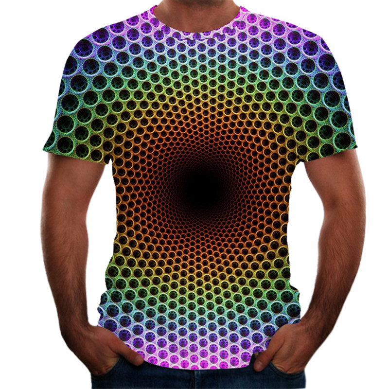 Meeste moodne 3D-prinditud suvine lühikeste varrukatega Venom T-särk, naiste ülisuur Harajuku T-särk_voghion.com