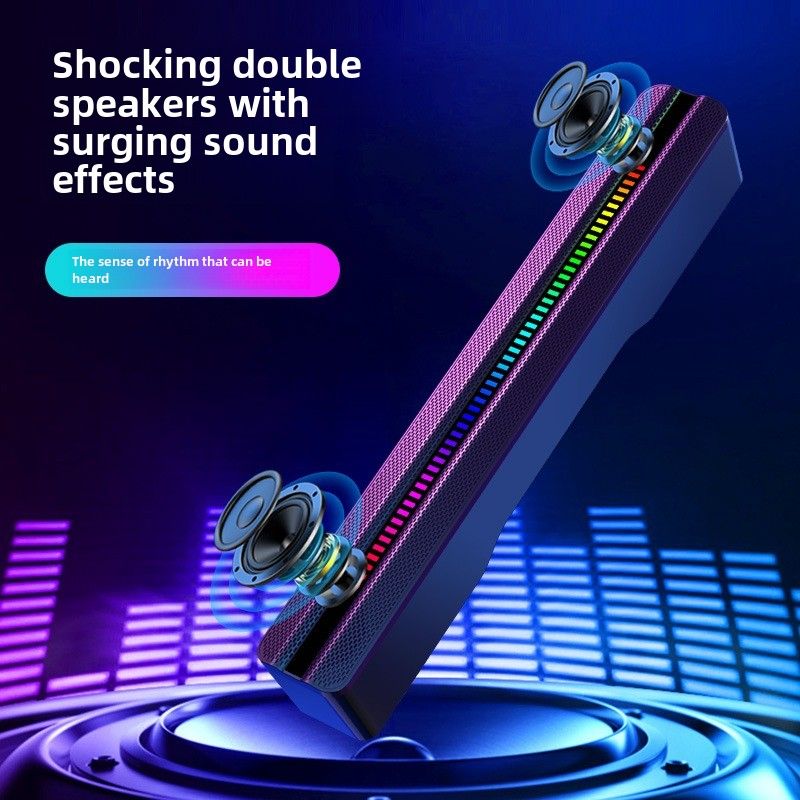 Uus Interneti-kuulsusriba lauaarvuti bluetooth-kõlar koduarvuti nutikas hingamisvalgus mängukõlar juhtmevaba heliriba_voghion.com