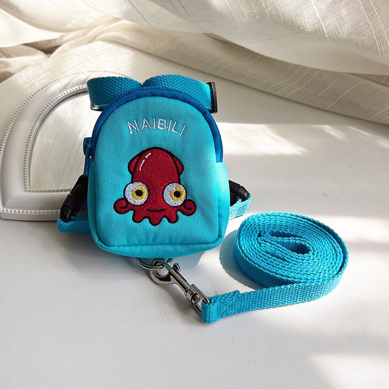 Small Pet Backpack Teddy Bichon Leash Cat Harness Dog Walking_voghion.com