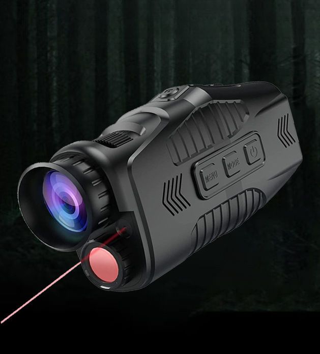 Day Dual-use Full Black Visible Photo And Video Lightweight Compact High-definition Monocular Infrared Low-light_voghion.com