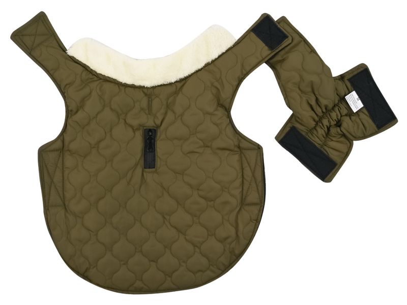 Pocket new pet clothes autumn and winter dog clothes vest cotton coat double sided wearable dog clothes coat clothing_voghion.com