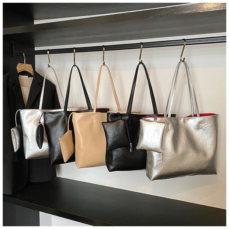 Torby damskie Torba retro Prosta torba retro Damska nowa duża pojemność torba na ramię pod pachami Torba podróżna_voghion.com