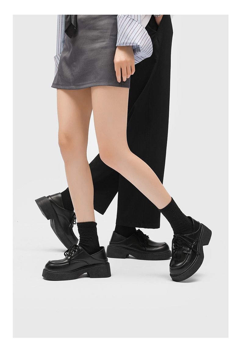 Voyage Large Leather Couple Style Japanese Short Boots 2025 Spring New Derby High Appearance Teen Boys Shoes Dropshipping_voghion.com