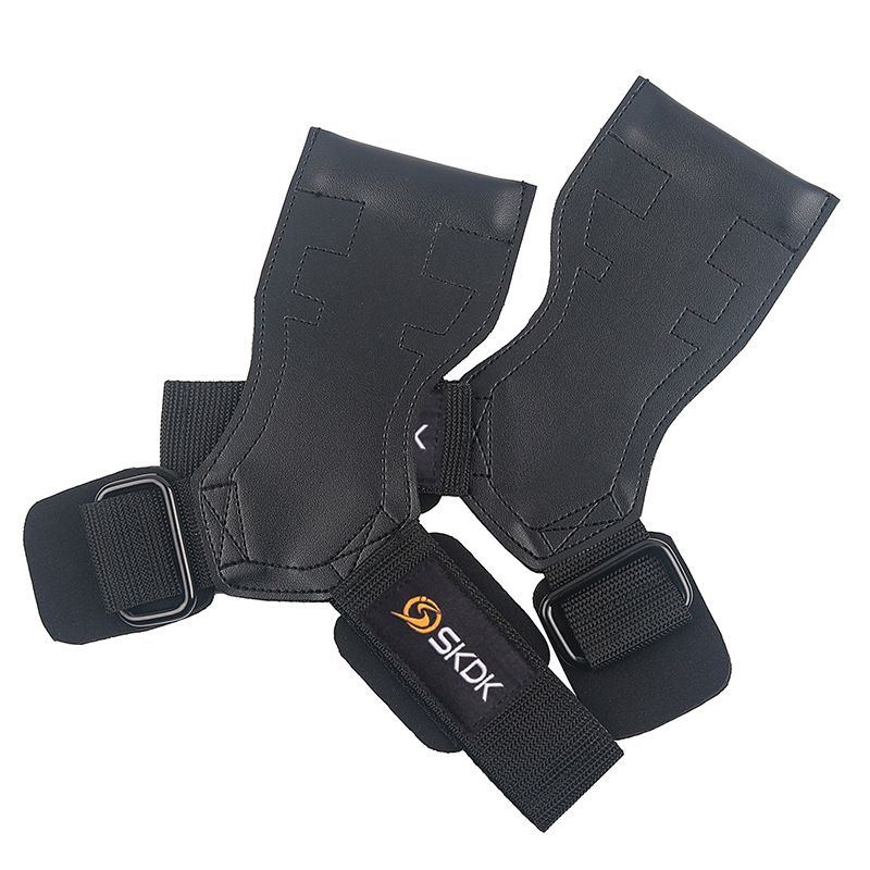 Cross-Border Fitness Palm Gloves Men Pull Up Bench Press Dumbbell PVC Wrist Guard Assist Deadlift Belt_voghion.com