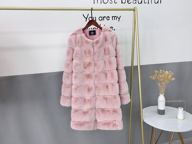 Women's clothing new style imitation fur coat cotton coat thickened long plush coat women's coat windbreaker ready in stock_voghion.com