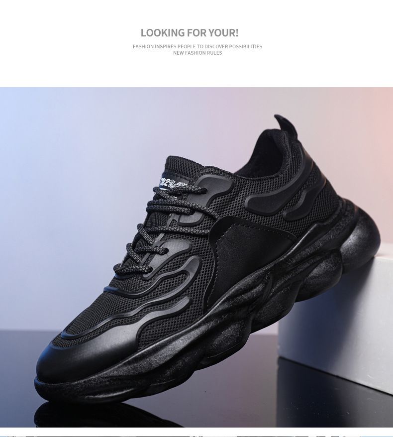 Uomini sportivi semplici e traspiranti, adolescenti alla moda e versatili, che corrono per comodi uomini alla moda in stile coreano_voghion.com