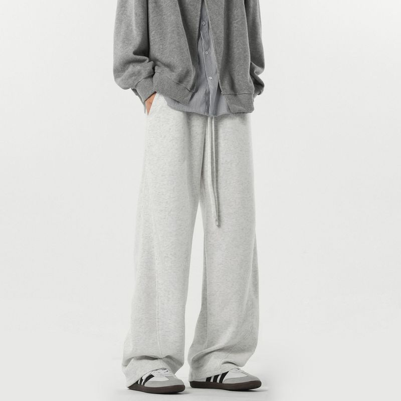 Retro High Street Cargo-broek voor heren - Oversized joggingbroek met rechte pijpen en patchworkdesign, streetwear-essentials voor een casual en stedelijke stijl_voghion.com