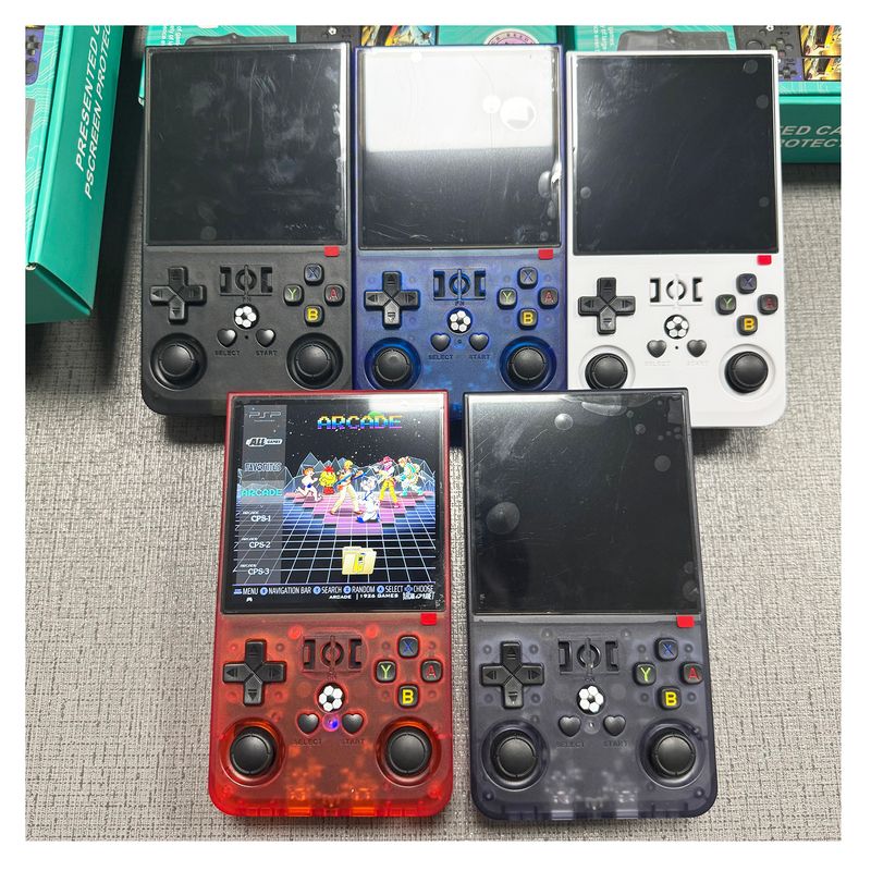 Console di gioco portatile R36 da 128 GB del 2025 con oltre 22.000 giochi classici integrati, schermo da 4,0 pollici_voghion.com