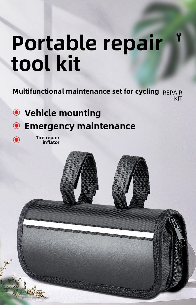 Bicycle Set Tire Repair Mountain Bike Special Tool Pump Multi-Function Wrench Portable_voghion.com